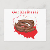 Got Kielbasa polnische Karte (Vorderseite)
