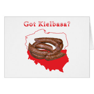 Got Kielbasa polnische Karte