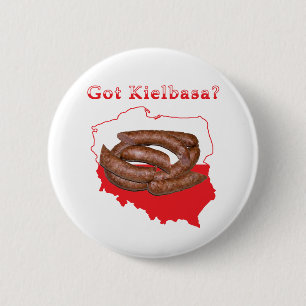 Got Kielbasa polnische Karte Button