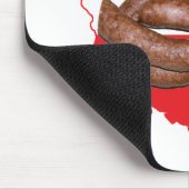 Got Kielbasa polnische Karte Mousepad (Ecke)