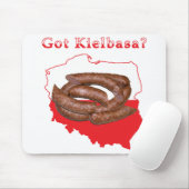 Got Kielbasa polnische Karte Mousepad (Mit Mouse)