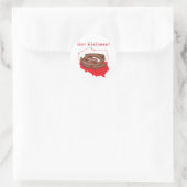Got Kielbasa polnische Karte Runder Aufkleber (Tasche)