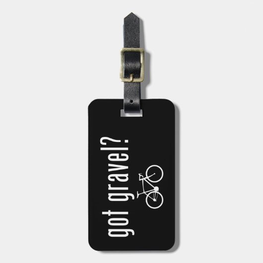 Got Kies-Radfahren Gepäckanhänger (Vorderseite vertikal)