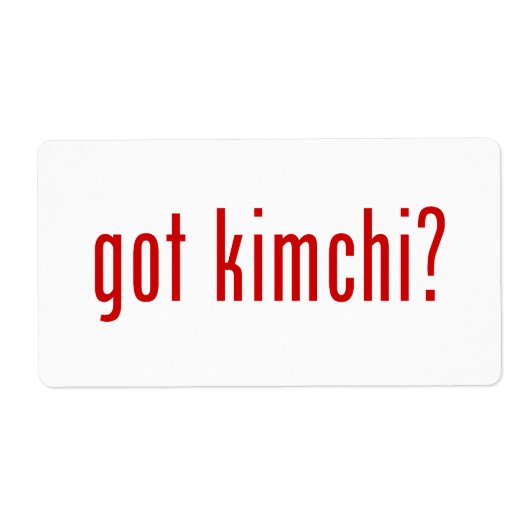 got Kimchi? (Vorne)