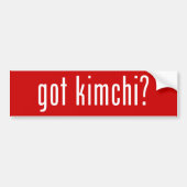 got Kimchi? Autoaufkleber (Vorne)
