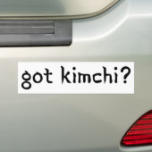 got kimchi? autoaufkleber (Auf Auto)