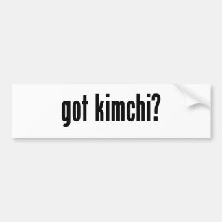 got kimchi? autoaufkleber
