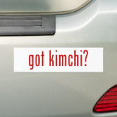 got Kimchi? Autoaufkleber (Auf Auto)