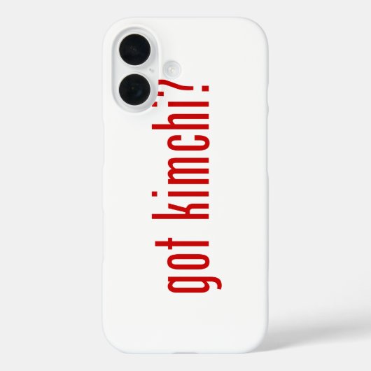 got Kimchi? Case-Mate iPhone Hülle (Rückseite)