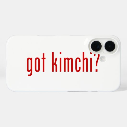 got Kimchi? Case-Mate iPhone Hülle (Rückseite (Horizontal))