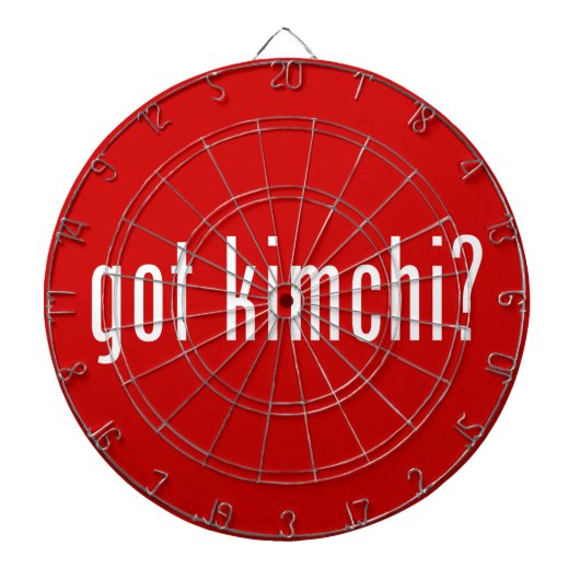 got Kimchi? Dartscheibe (vorne)