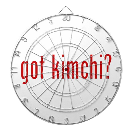 got Kimchi? Dartscheibe (vorne)