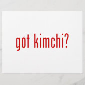 got Kimchi? Flyer (Vorne)