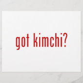 got Kimchi? Flyer (Hinten)