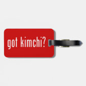 got Kimchi? Gepäckanhänger (Rückseite horizontal)
