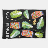 GOT Kimchi? Geruchliche Zutaten Wasserfarbspass Geschirrtuch (Horizontal)