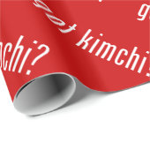 got Kimchi? Geschenkpapier (Rolleneckpunkt)