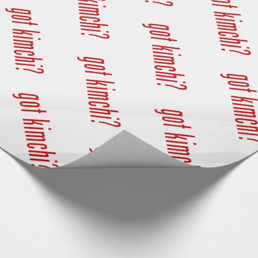 got Kimchi? Geschenkpapier (Ecke)