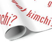 got Kimchi? Geschenkpapier (Rolleneckpunkt)