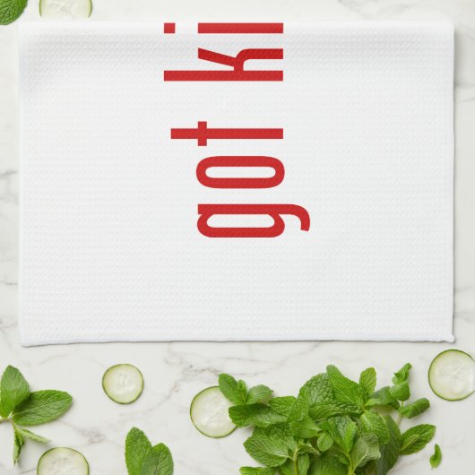 got kimchi? geschirrtuch (Gefaltet)