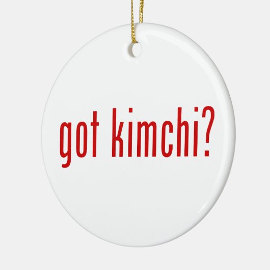got kimchi? keramik ornament (Links)