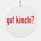 got kimchi? keramik ornament (Hinten)