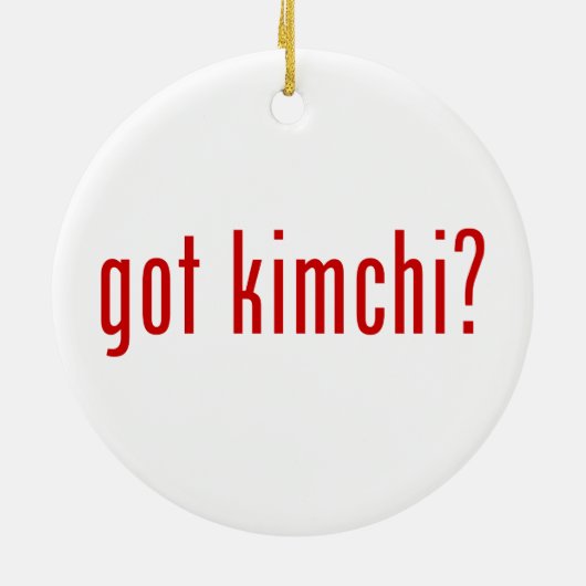 got kimchi? keramik ornament (Hinten)