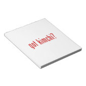 got Kimchi? Notizblock (angewinkelt)