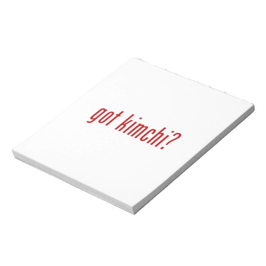 got Kimchi? Notizblock (Rotiert)
