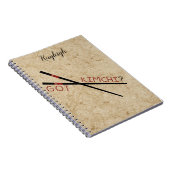 Got Kimchi? Personalisiertes Chopsticks-Notebook Notizblock (Rechte Seite)