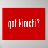 got Kimchi? Poster (Vorne)
