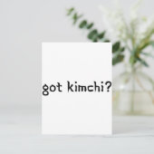 got Kimchi? Postkarte (Stehend Vorderseite)