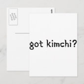 got Kimchi? Postkarte (Vorne/Hinten)