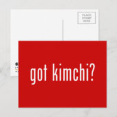 got Kimchi? Postkarte (Vorne/Hinten)