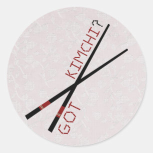 Got Kimchi? Runder Aufkleber