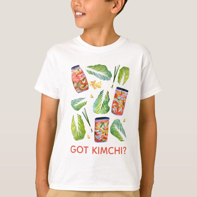 GOT Kimchi? Spicy Fun Watercolor T-Shirt (Vorderseite)