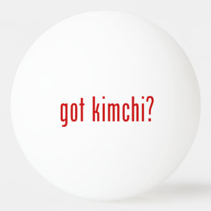 got kimchi? tischtennisball