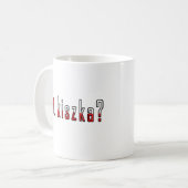 got Kiszka? Flagge Kaffeetasse (Vorderseite Links)