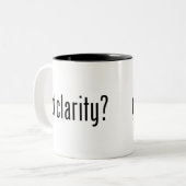 got Klarheit? Kaffeetasse (Vorderseite Links)