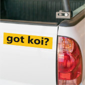 got koi? autoaufkleber (Auf Lkw)
