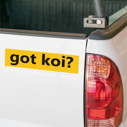 got koi? autoaufkleber (Auf Lkw)