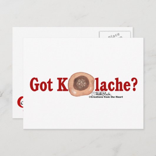Got Kolache? Postkarte (Vorne/Hinten)