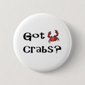 Got Krabben? Button (Vorderseite)