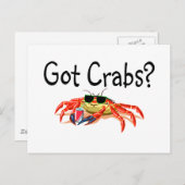Got Krebse Postkarte (Vorne/Hinten)