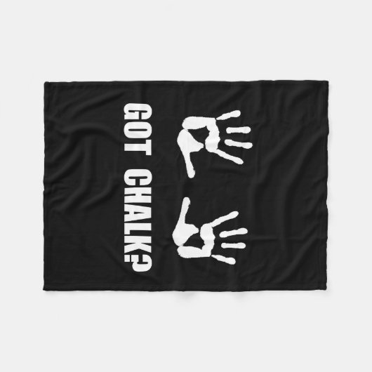 Got Kreide Fleecedecke (Vorderseite (Horizontal))