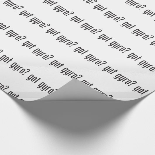 got Kreisel Geschenkpapier (Ecke)