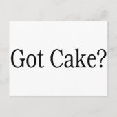 Got Kuchen Postkarte (Vorderseite)