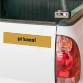 got Lacrosse? Autoaufkleber (Auf Lkw)