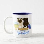 Got Latkes? Hanukkah Mops Tasse (Links)