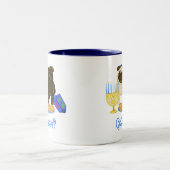 Got Latkes? Hanukkah Mops Tasse (Mittel)
